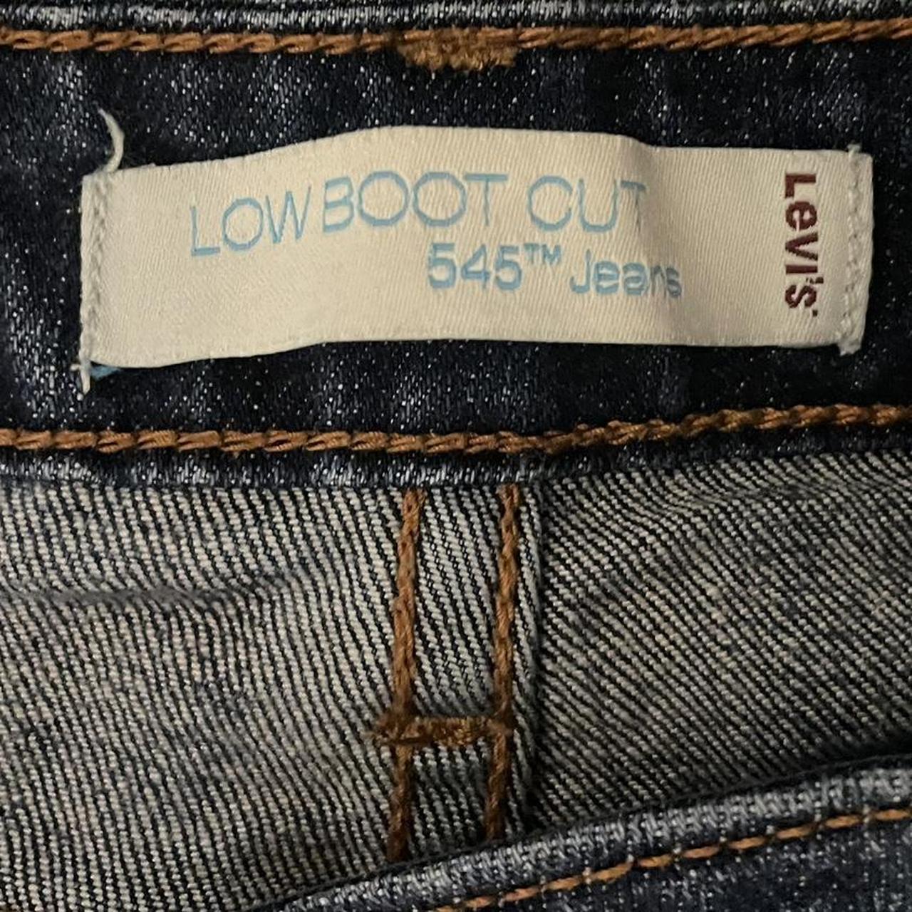 Levi’s 545 low bootcut baggy jeans - button clasp... - Depop
