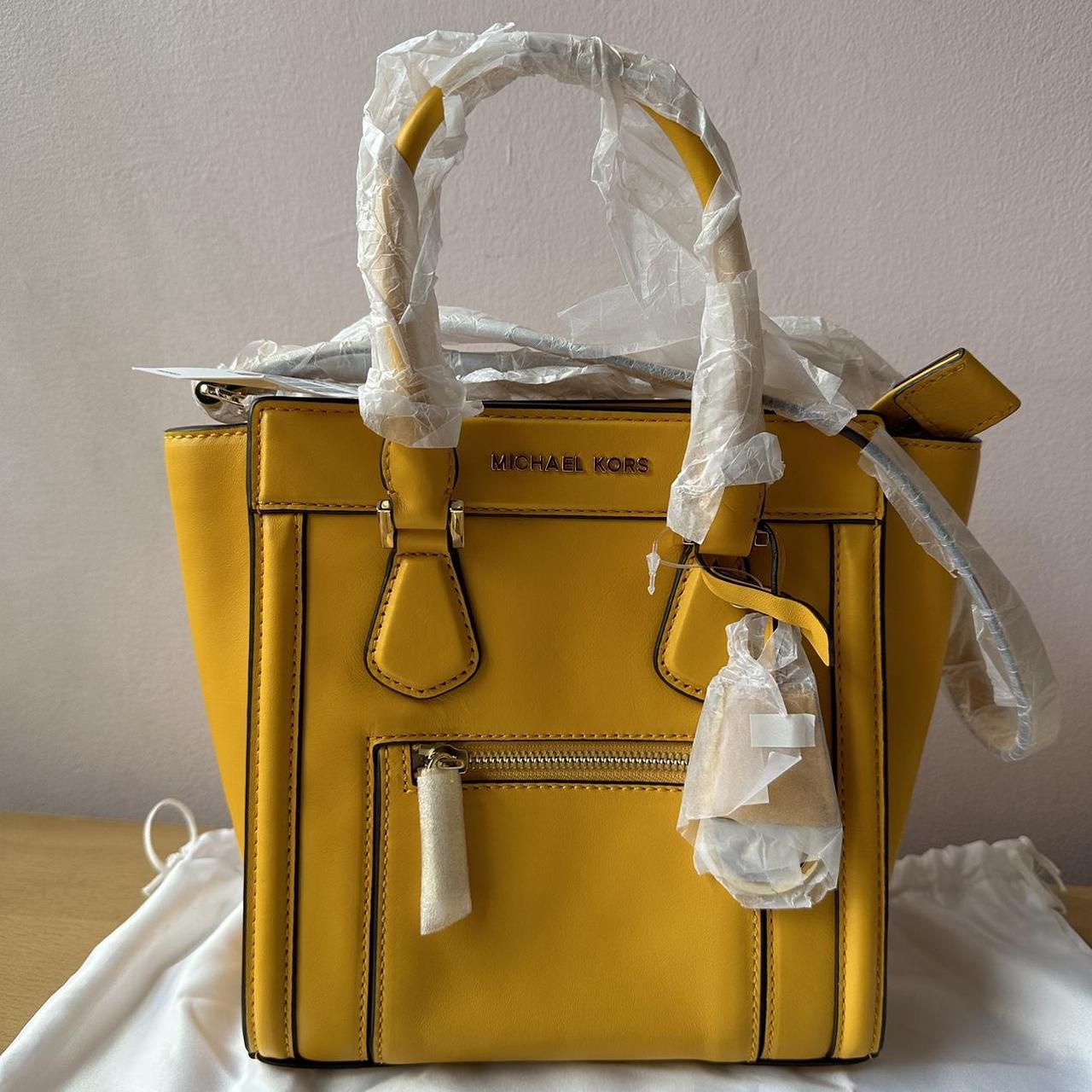 Brand New Yellow Medium Colette Crossbody Bag... - Depop