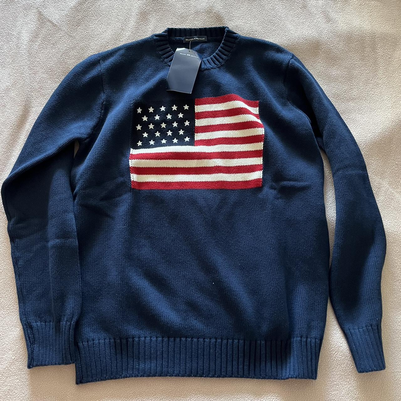 Brandy Melville Usa-Nico American Flag Sweater