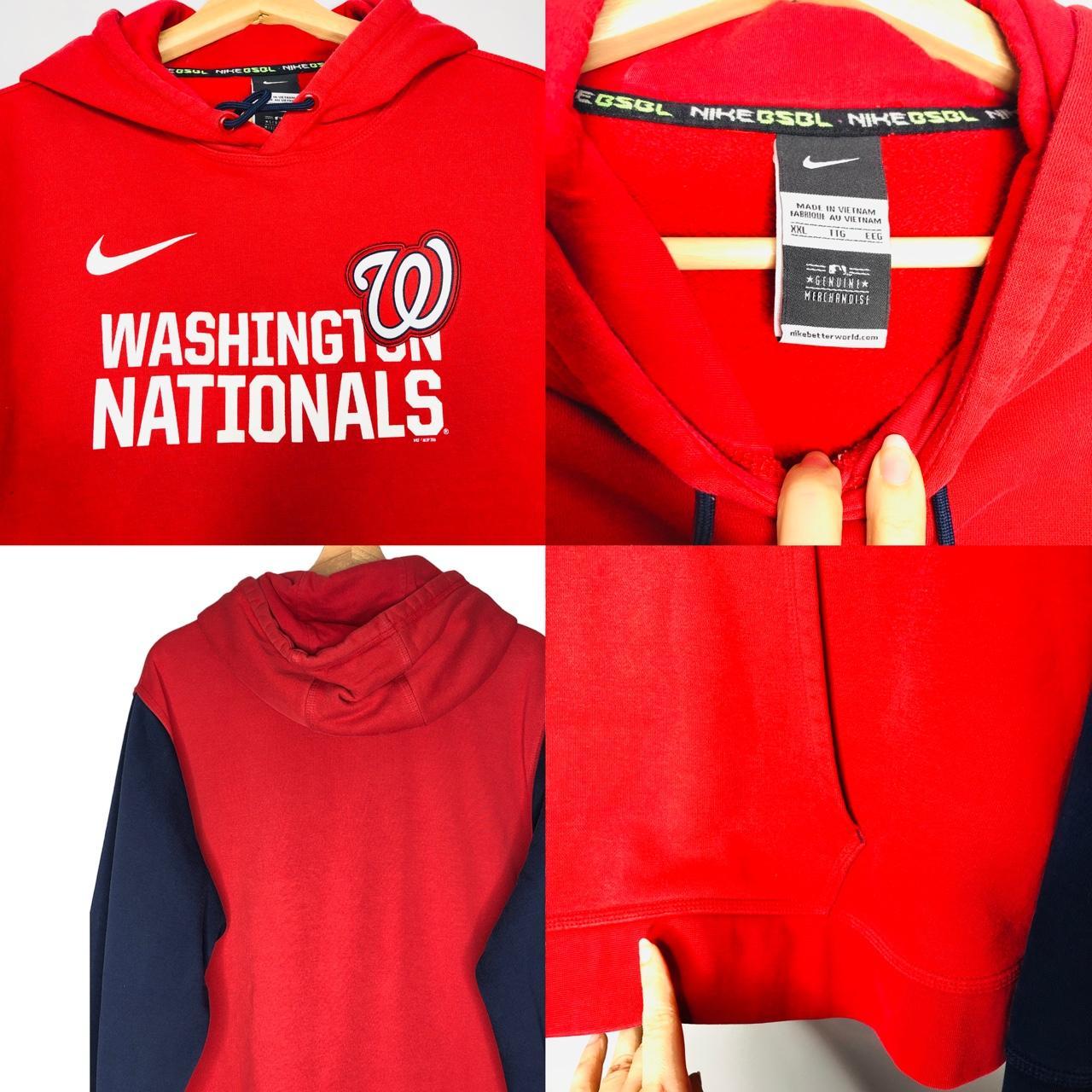 Nike Washington nationals hoodie Like new worn only - Depop