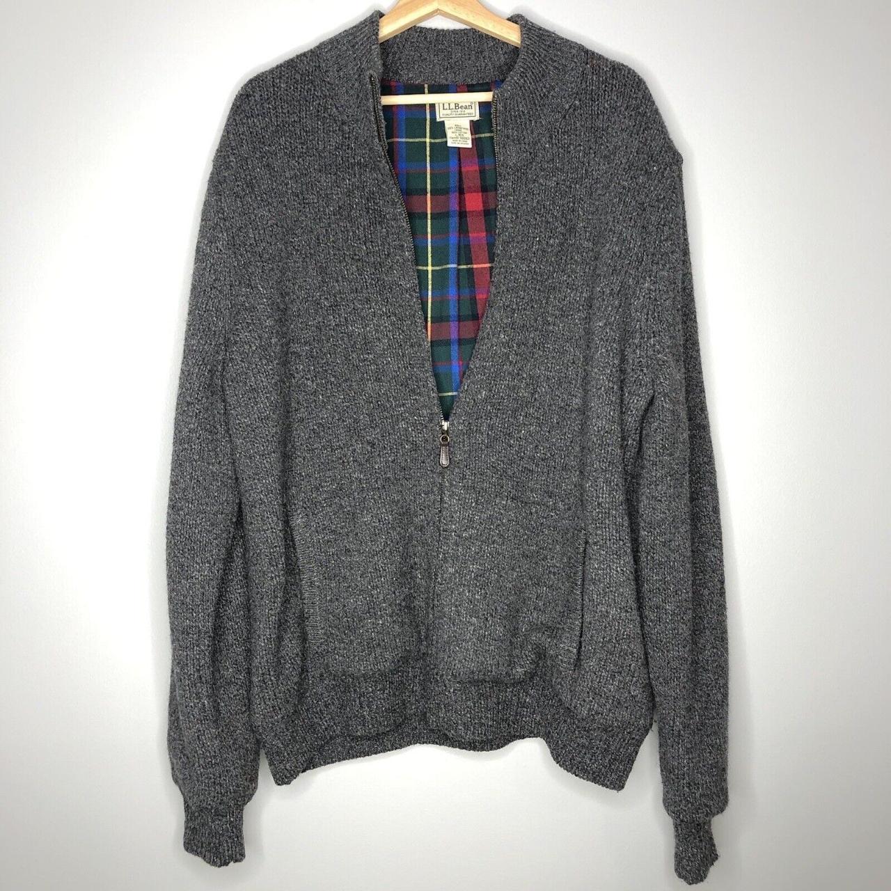 Ll bean 100% lamb wool outlet sweater size L