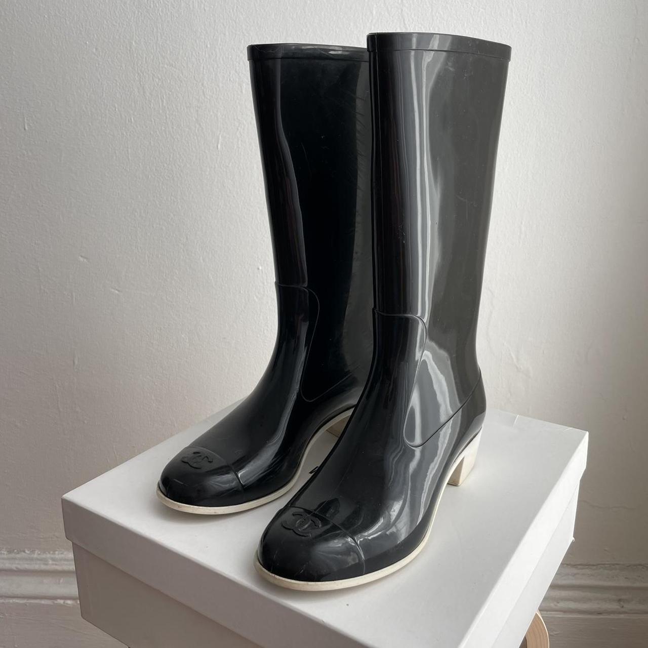 saks chanel boots