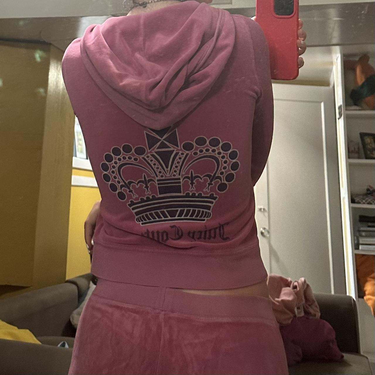 Juicy Couture Women's Pink Jumpsuit Depop