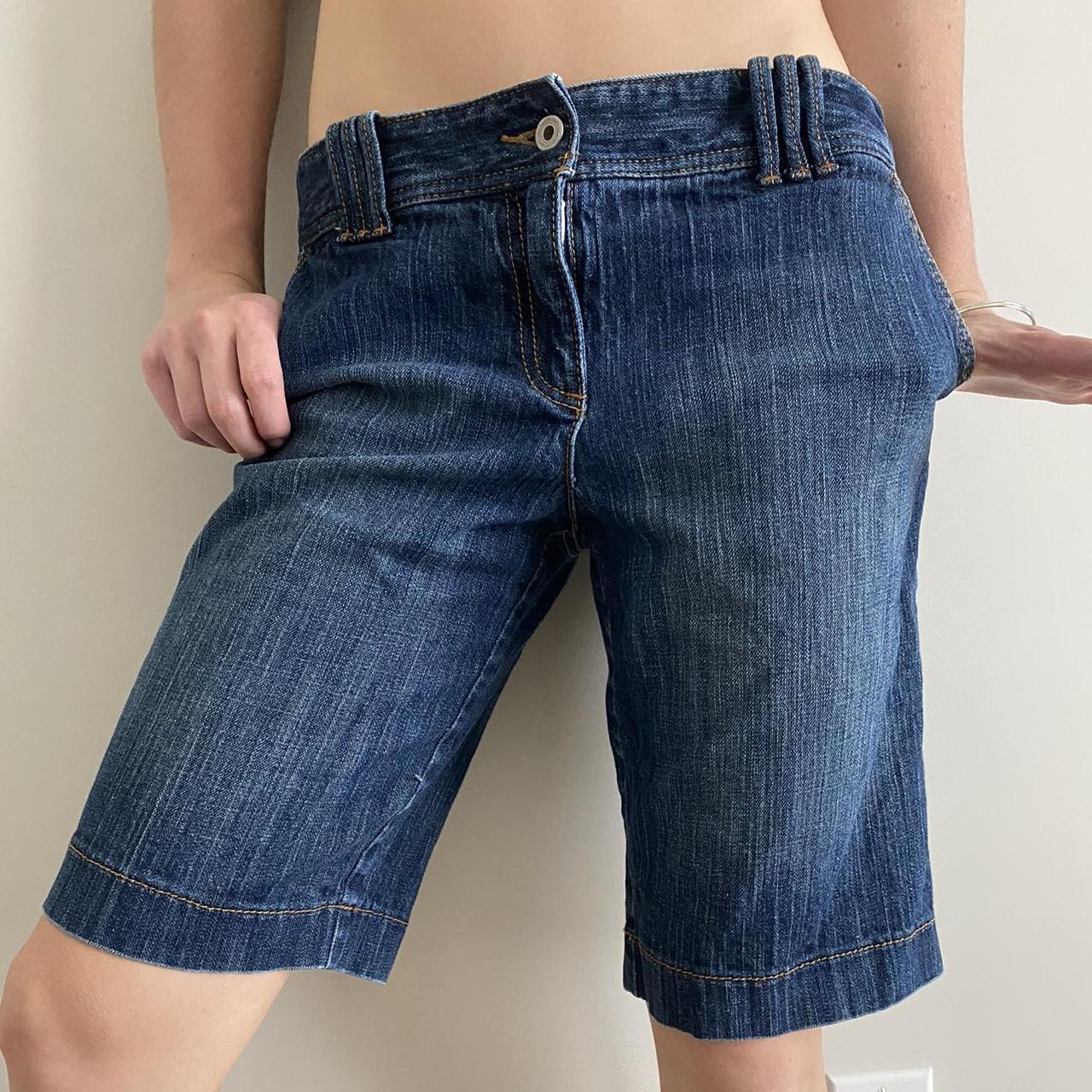 Vintage Loft Jorts Above The Knee Length - Depop