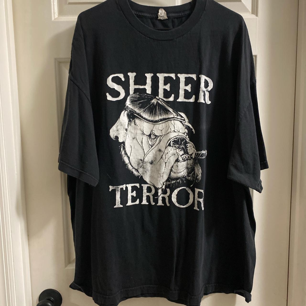 保存版 SHEER TERROR SHEER TERROR シャツ : ミリタリー NYHC 超レア