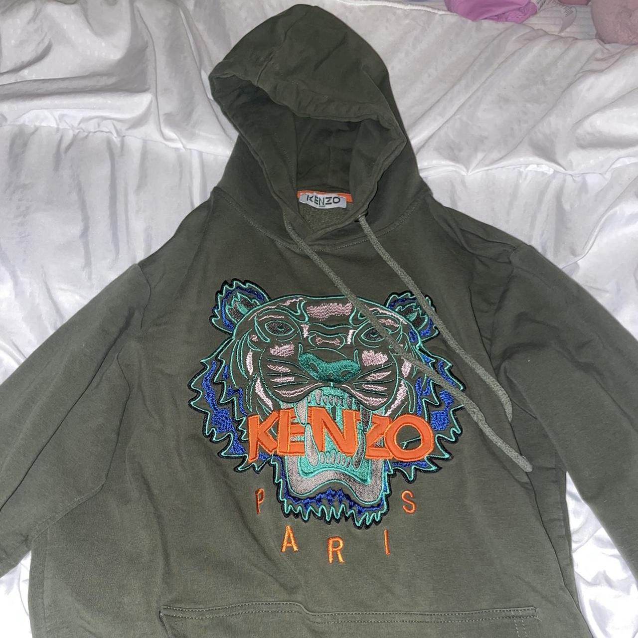 Kenzo ladies green hoodie Never worn but pre