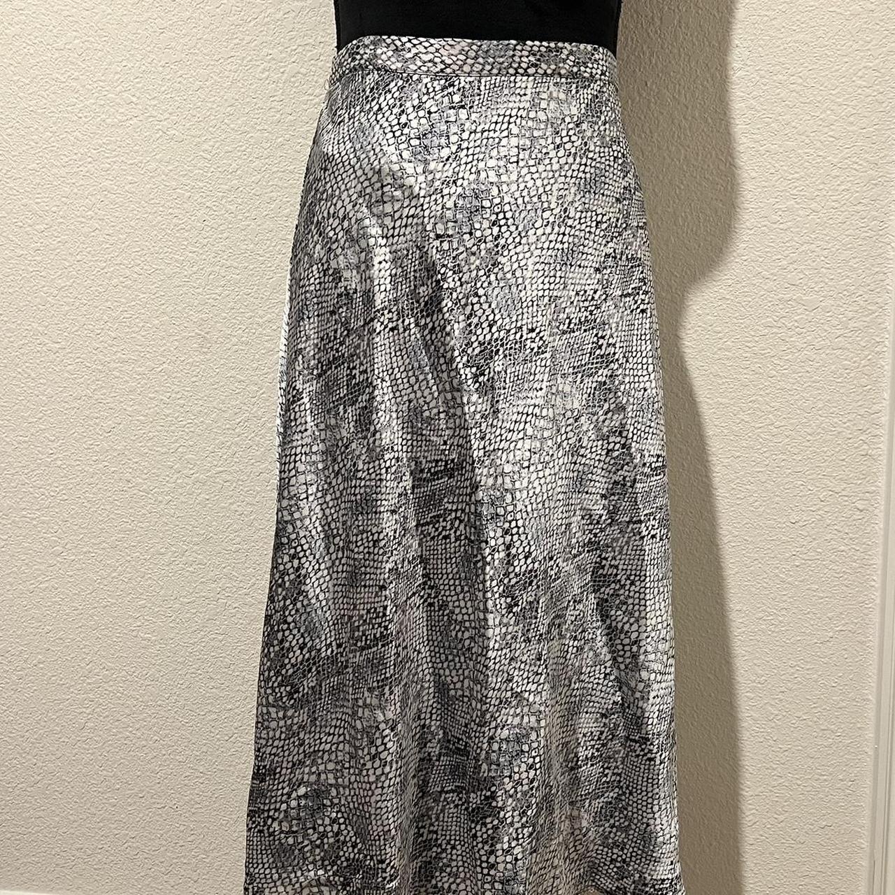 Gianni Bini Snake Skin Print Skirt Size 2 Depop