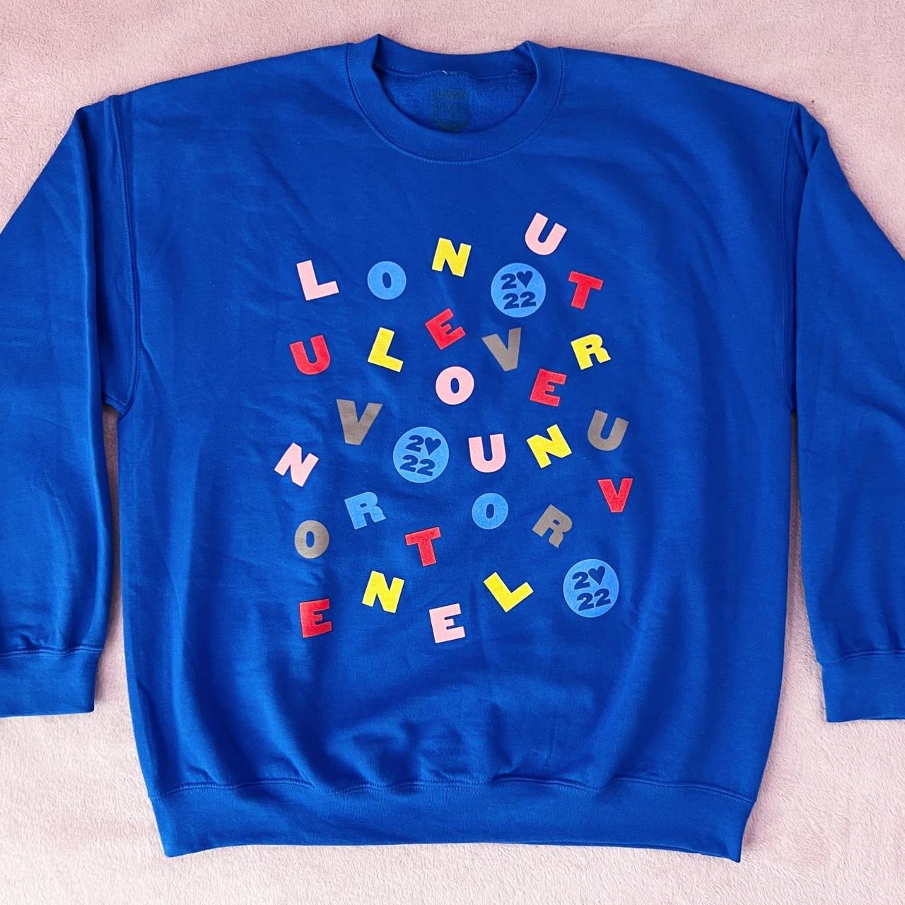 harry styles official blue love soup crewneck (FREE... - Depop
