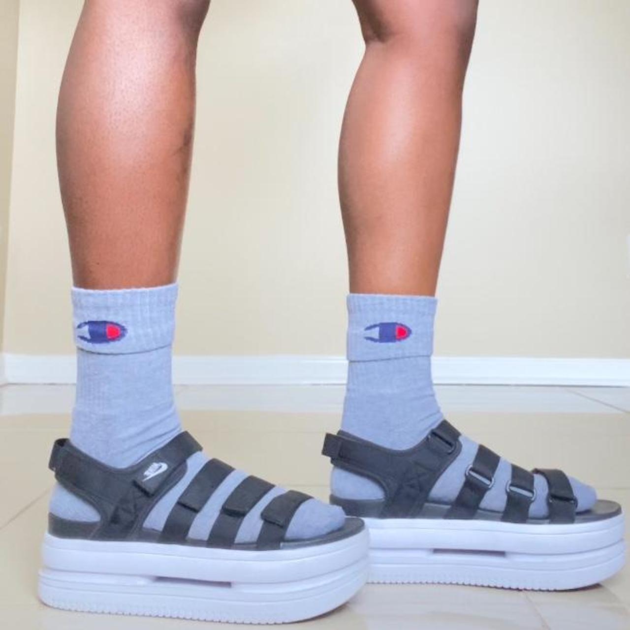 platform sandals nike