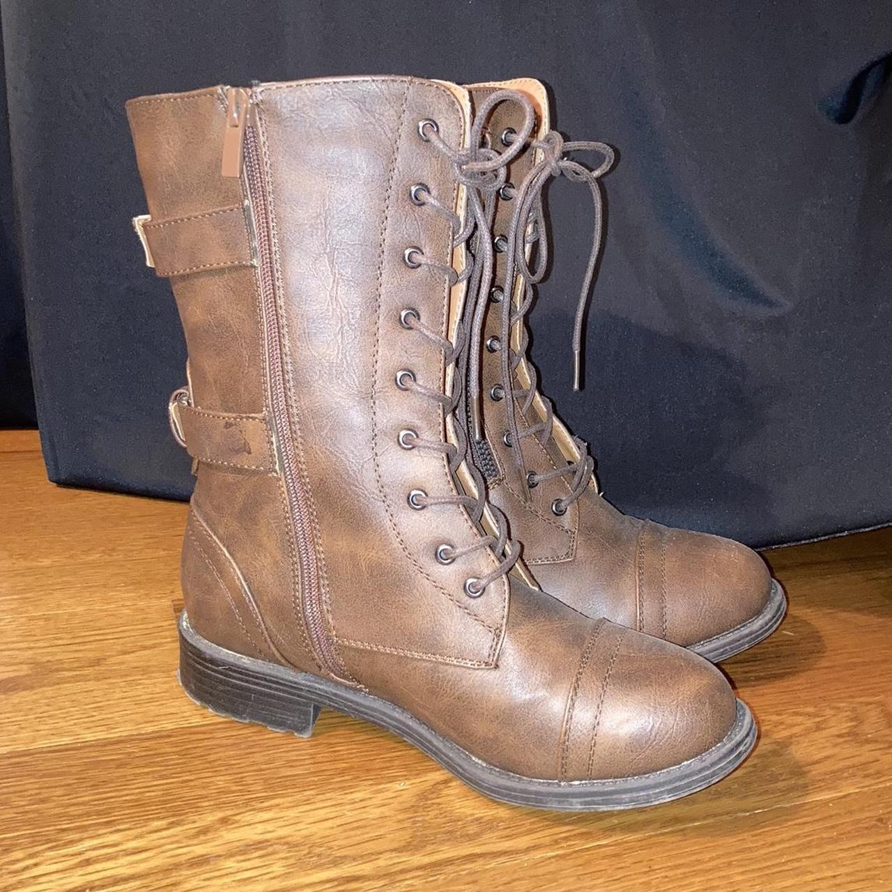 Steampunk combat clearance boots