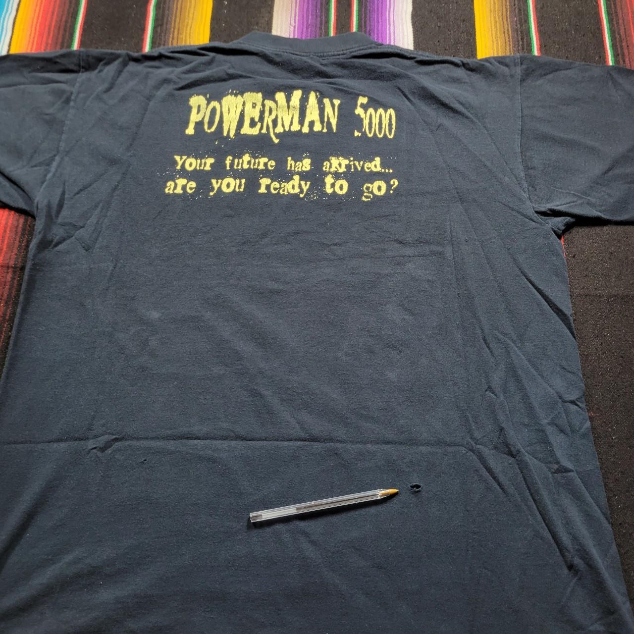 Vintage Single Stitch Powerman 5000 T-Shirt Size XL...