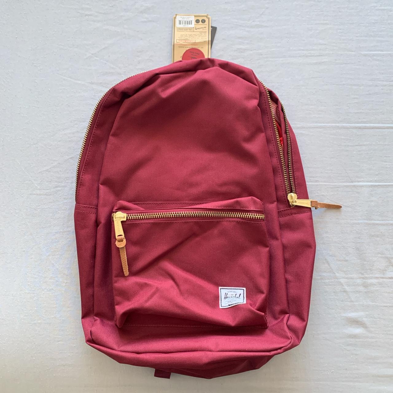 Herschel Supply Co Settlement Backpack Wine Red.... Depop