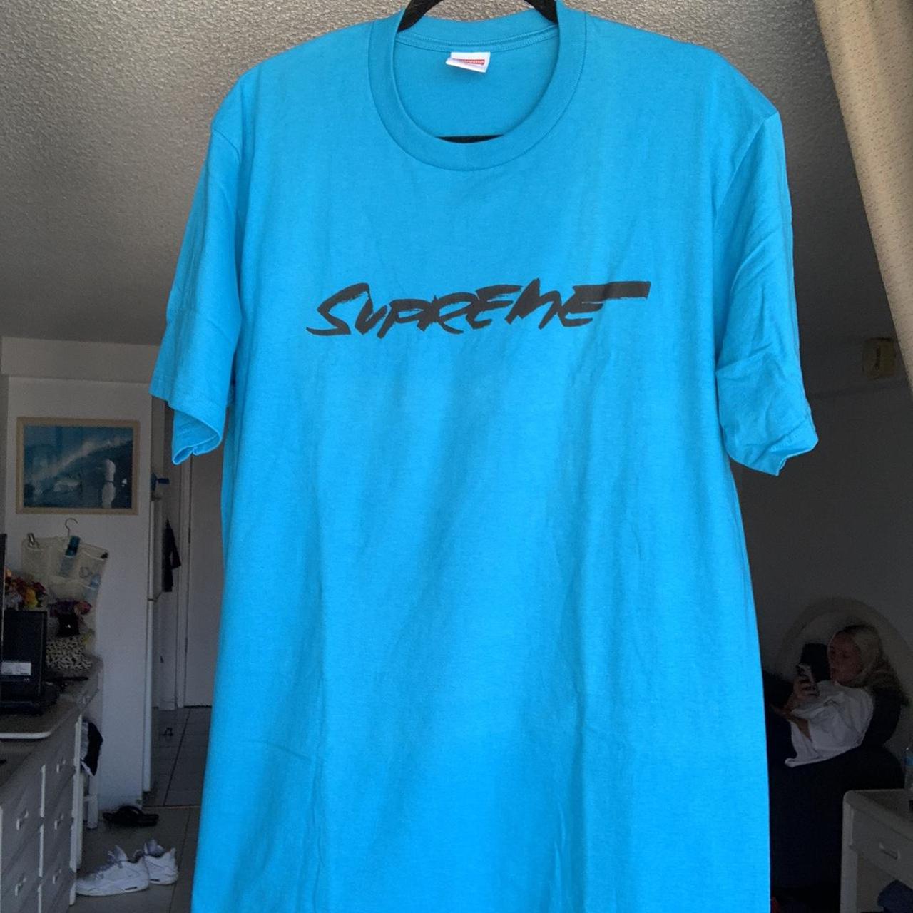 Supreme futura font “justice for all”. Sick shirt in... - Depop