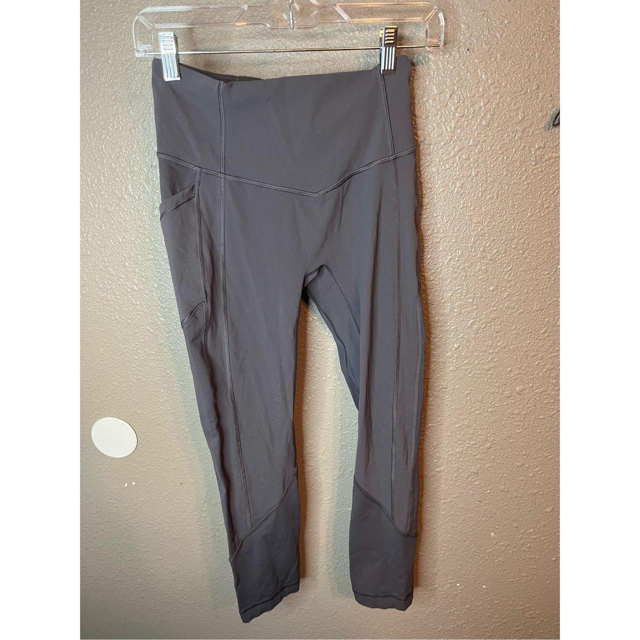 Lululemon leggings with pockets, size 6, 23”  Lululemon leggings with  pockets, Lululemon, Lululemon leggings