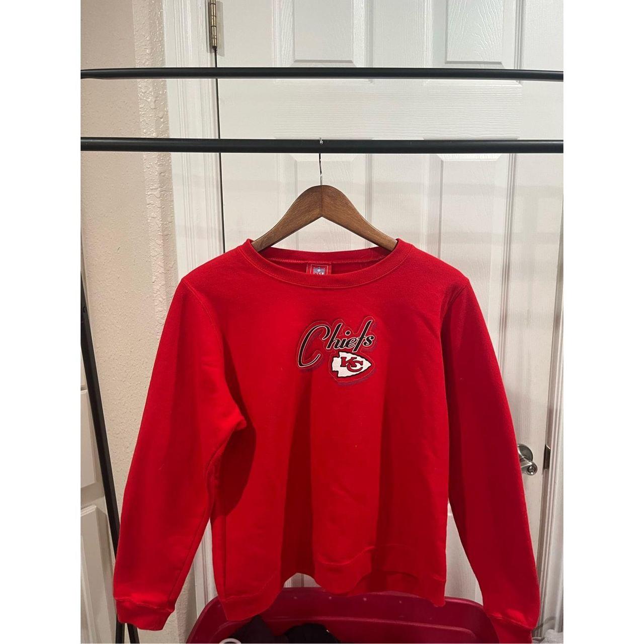 Vintage. Jostens X Kansas City Chiefs Crewneck. Size - Depop