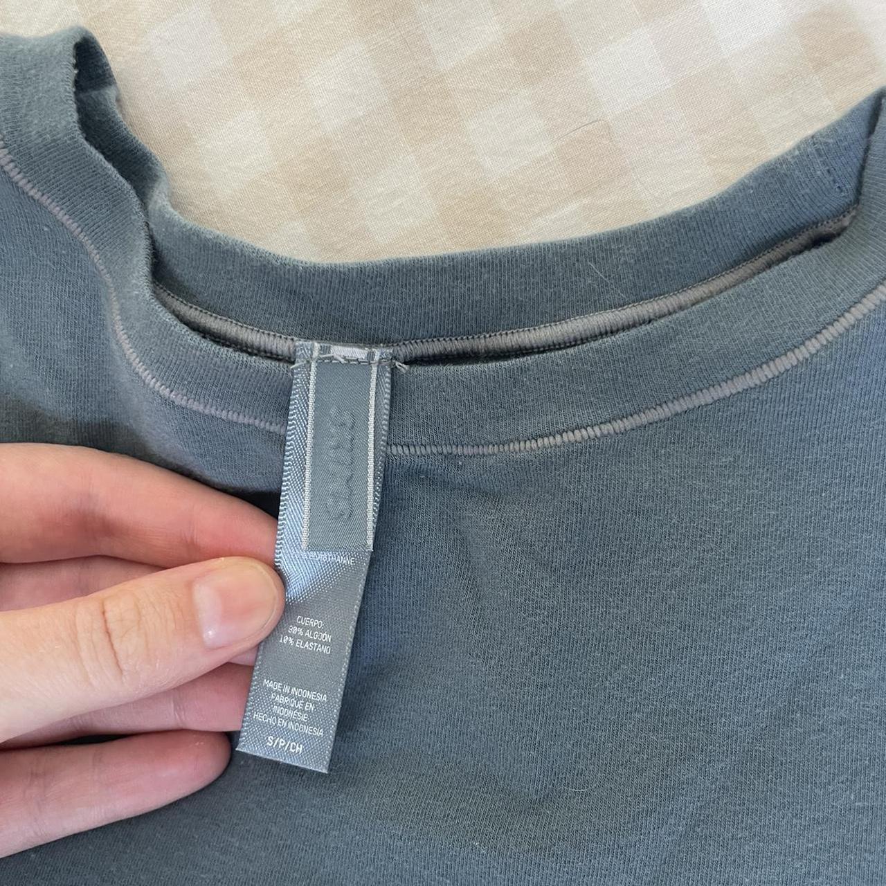 Skims cotton jersey t shirt in kyanite RRP... Depop