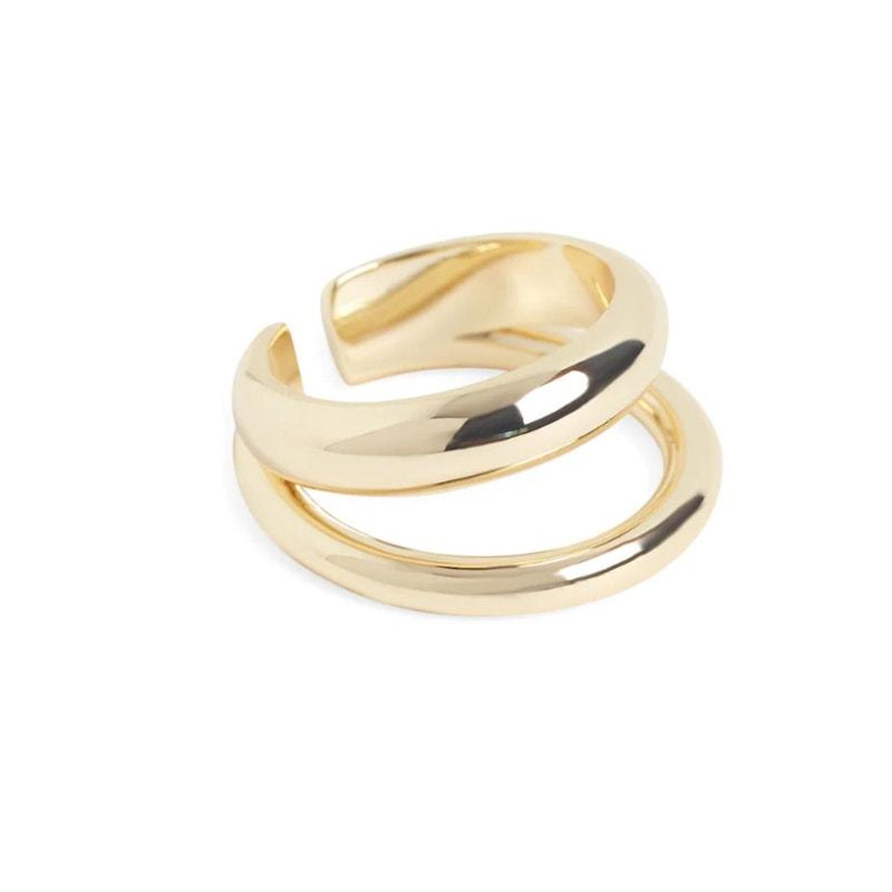 Loren Stewart x Curateur Deux Open Band Ring Gold -... - Depop