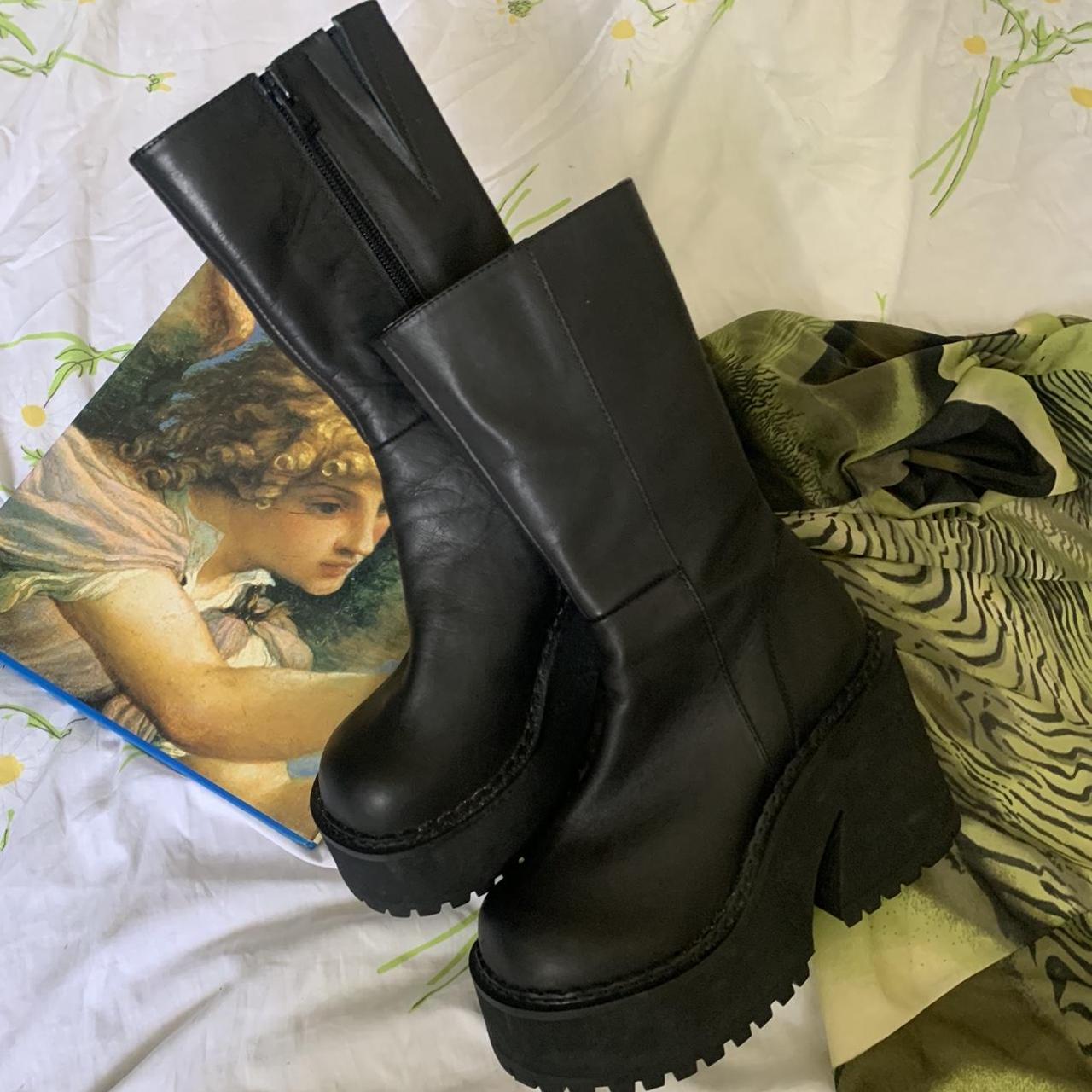 New UNIF Parker Boots Size 6 Literally Never Worn Depop