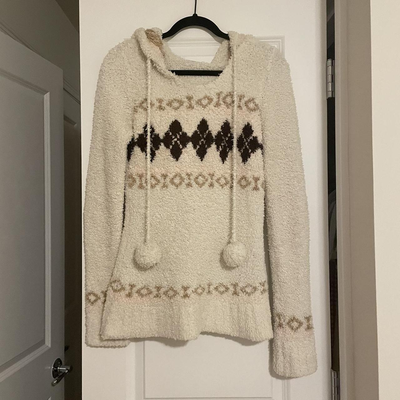 liz lisa nordic pattern sweater! super warm and... - Depop