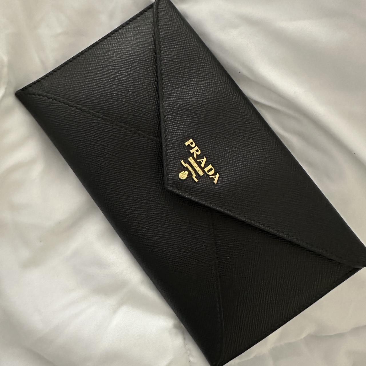 Prada discount envelope wallet