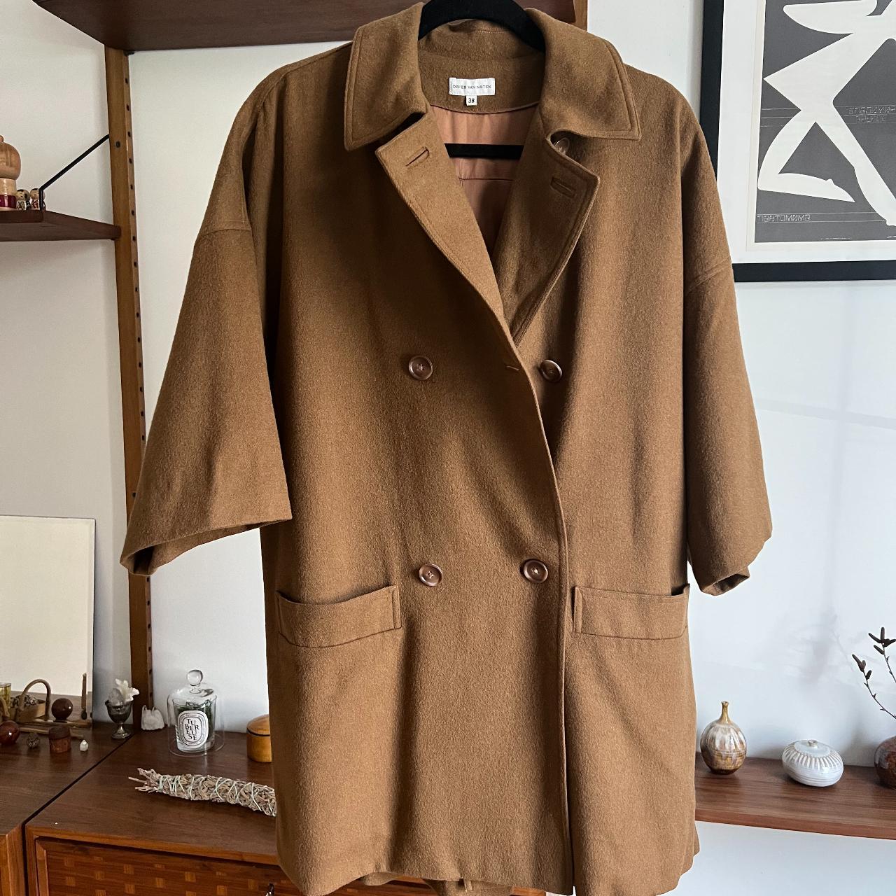 Dries Van Noten Women's Tan and Brown Coat (3)