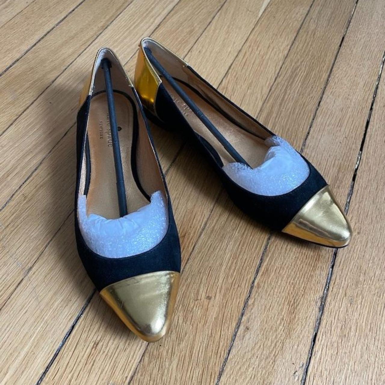 Kate spade cheap black flats