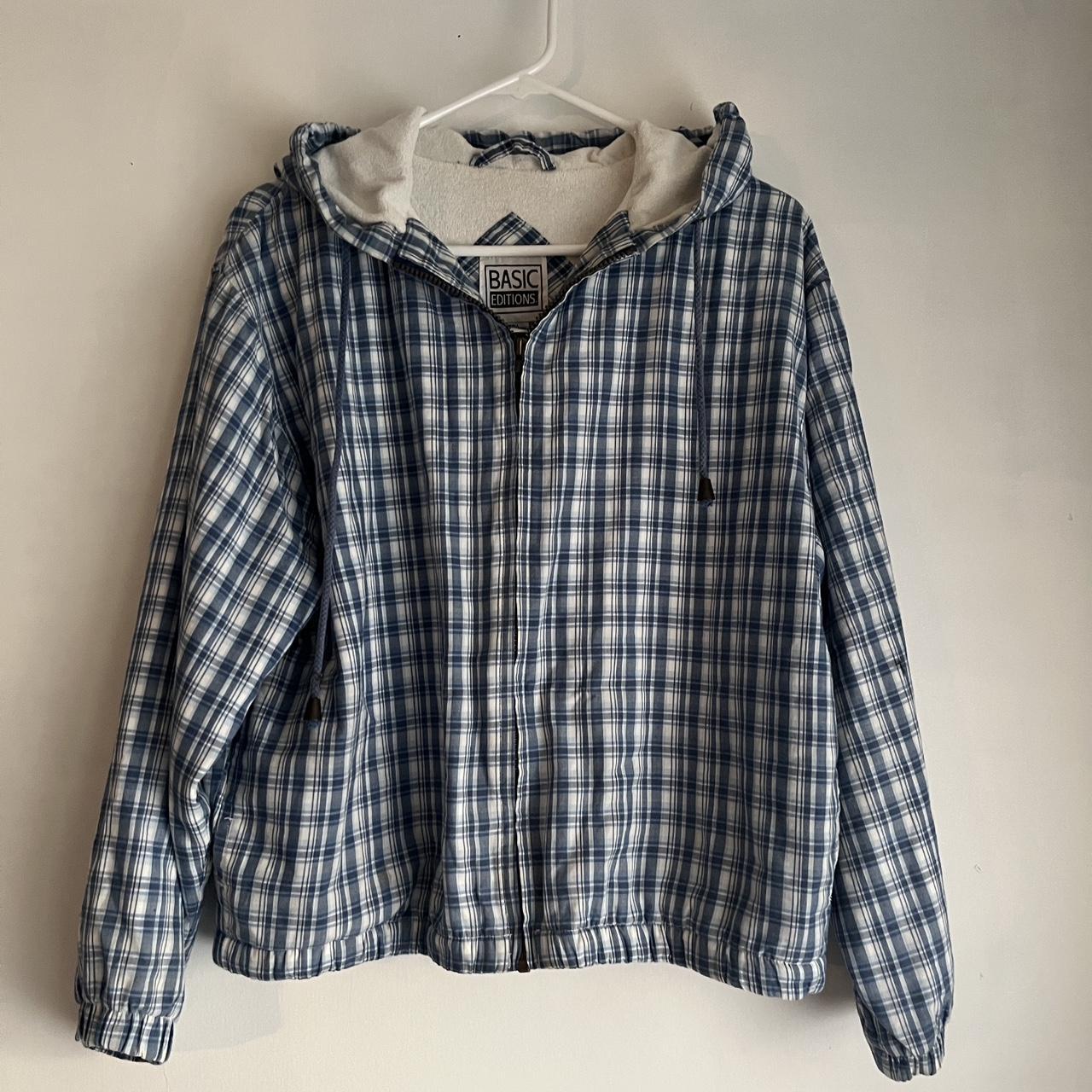 Basic Editions Women's Jacket - Blue/Multi - S – … - image 1