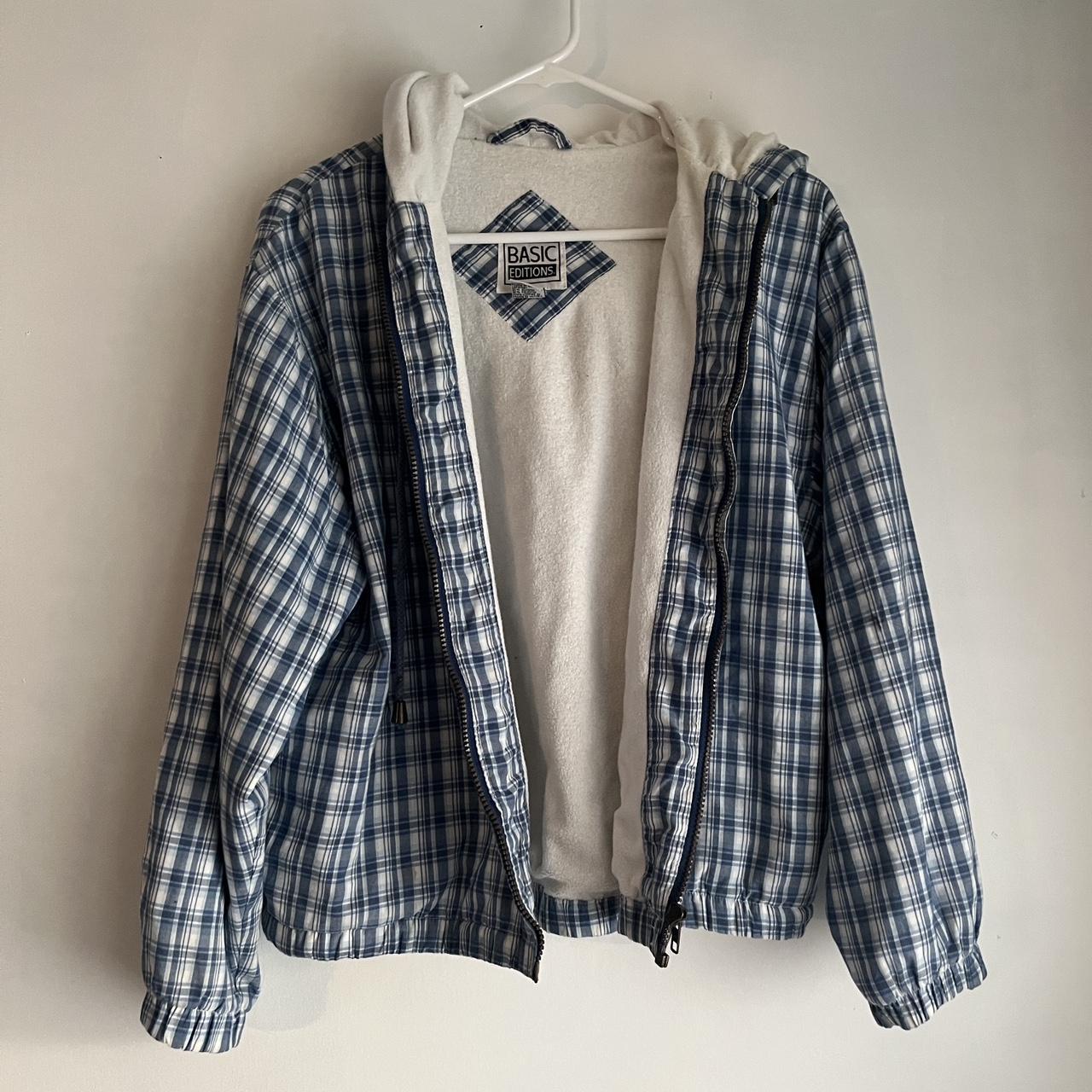 Basic Editions Women's Jacket - Blue/Multi - S – … - image 2