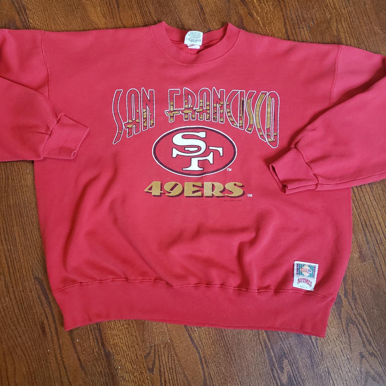 VINTAGE 49ERS NUTMEG HOODIE SIZE M • • • Personally - Depop