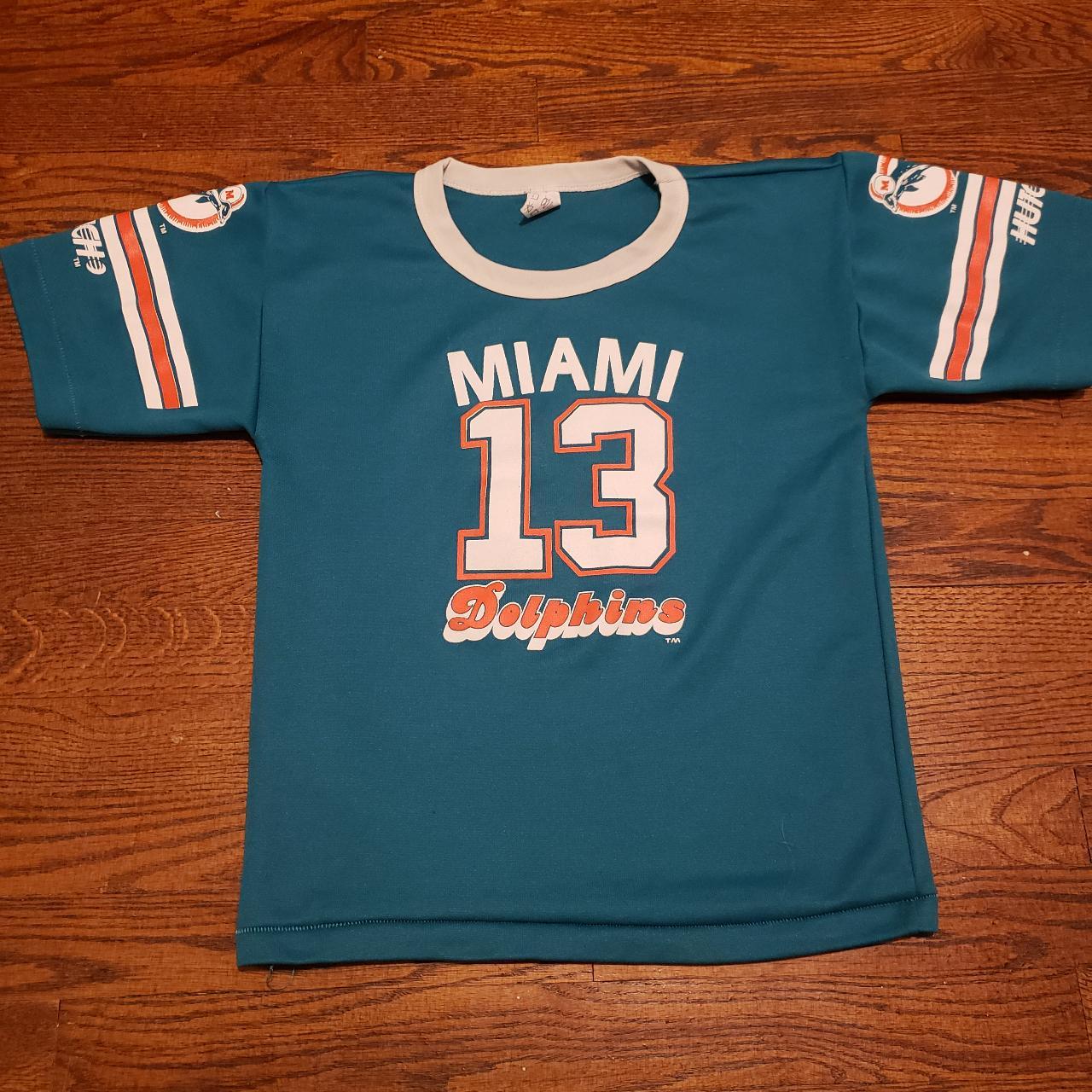 Dan Marino Miami Dolphins Jersey Number Art 2 Toddler T-Shirt by