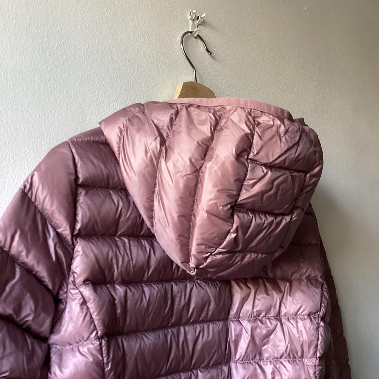 Gorgeous #mauve #pink packable #down #jacket from... - Depop