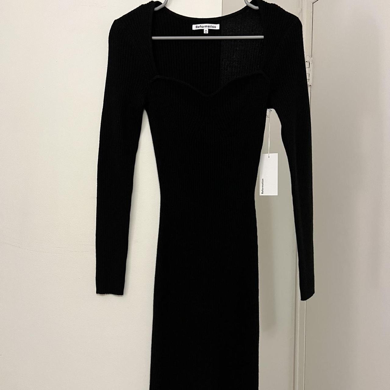 Reformation Tenore Cashmere Sweater Dress Size... - Depop