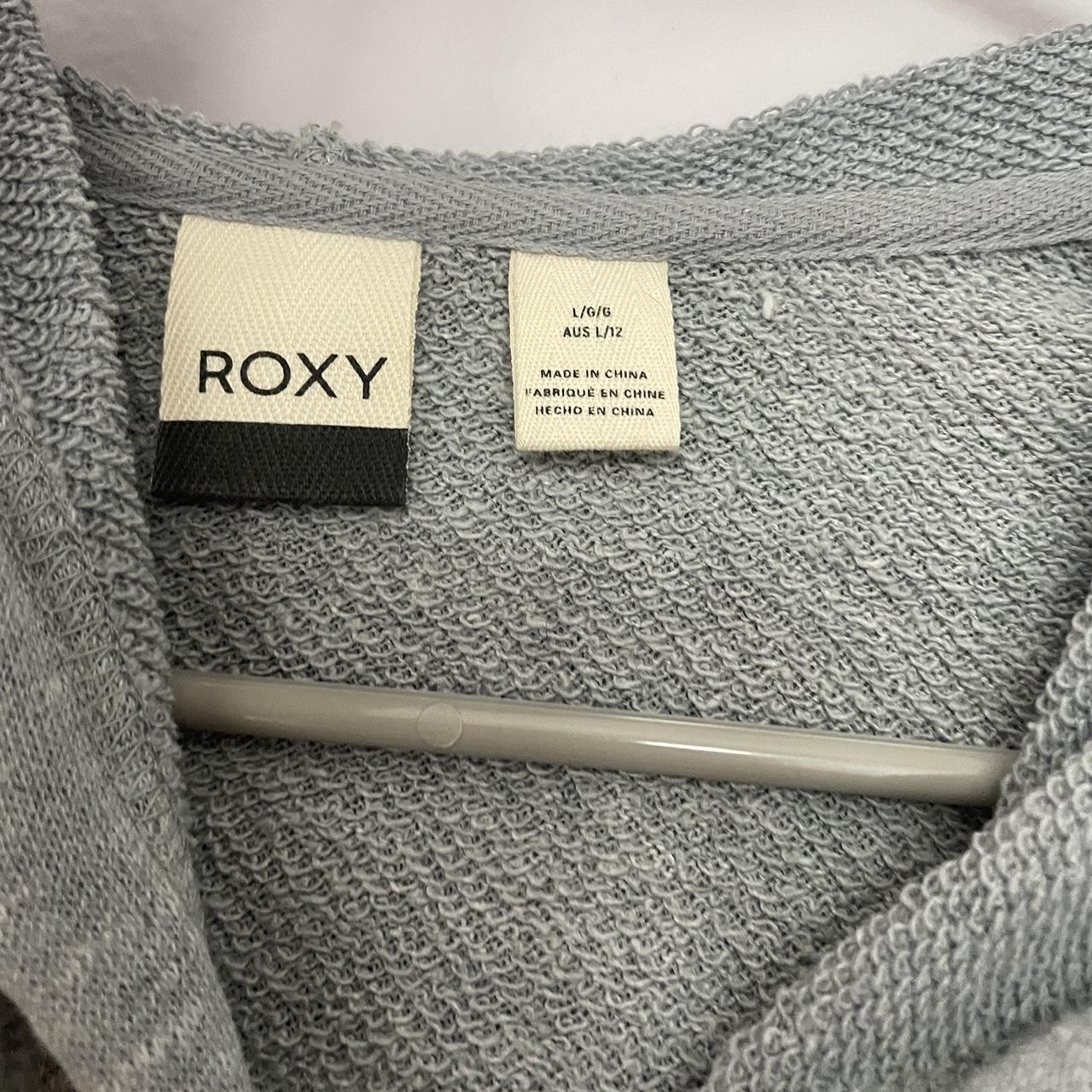 Roxy blue grey zip up ☀️ 🌊 🏄‍♂️ Super lightweight and... - Depop