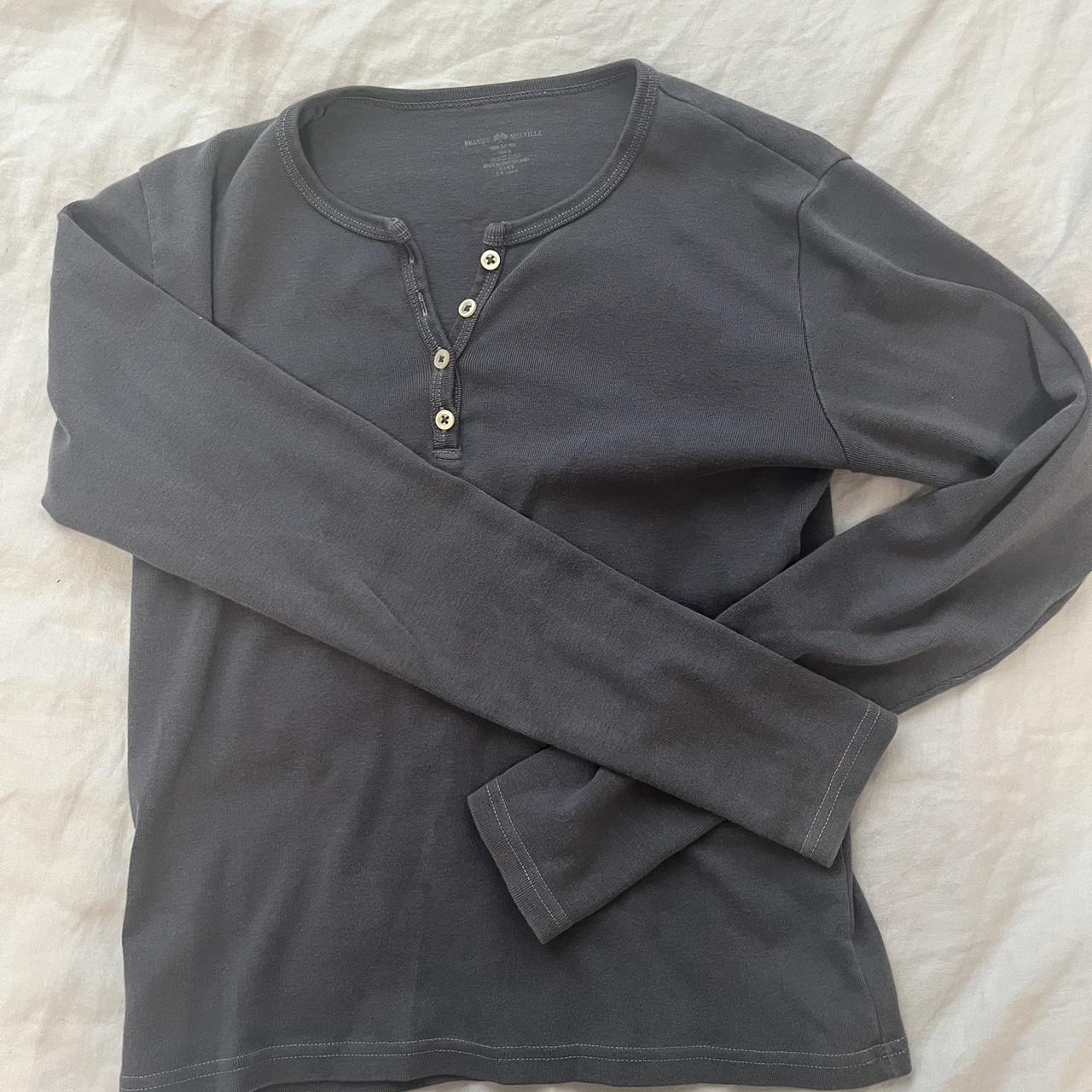 Dark blue brandy melville long sleeve Very thick and... - Depop