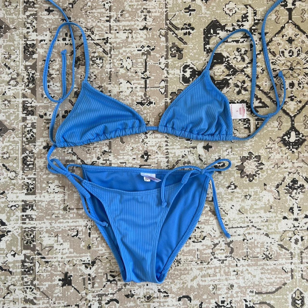 Women S Blue Bikinis And Tankini Sets Depop