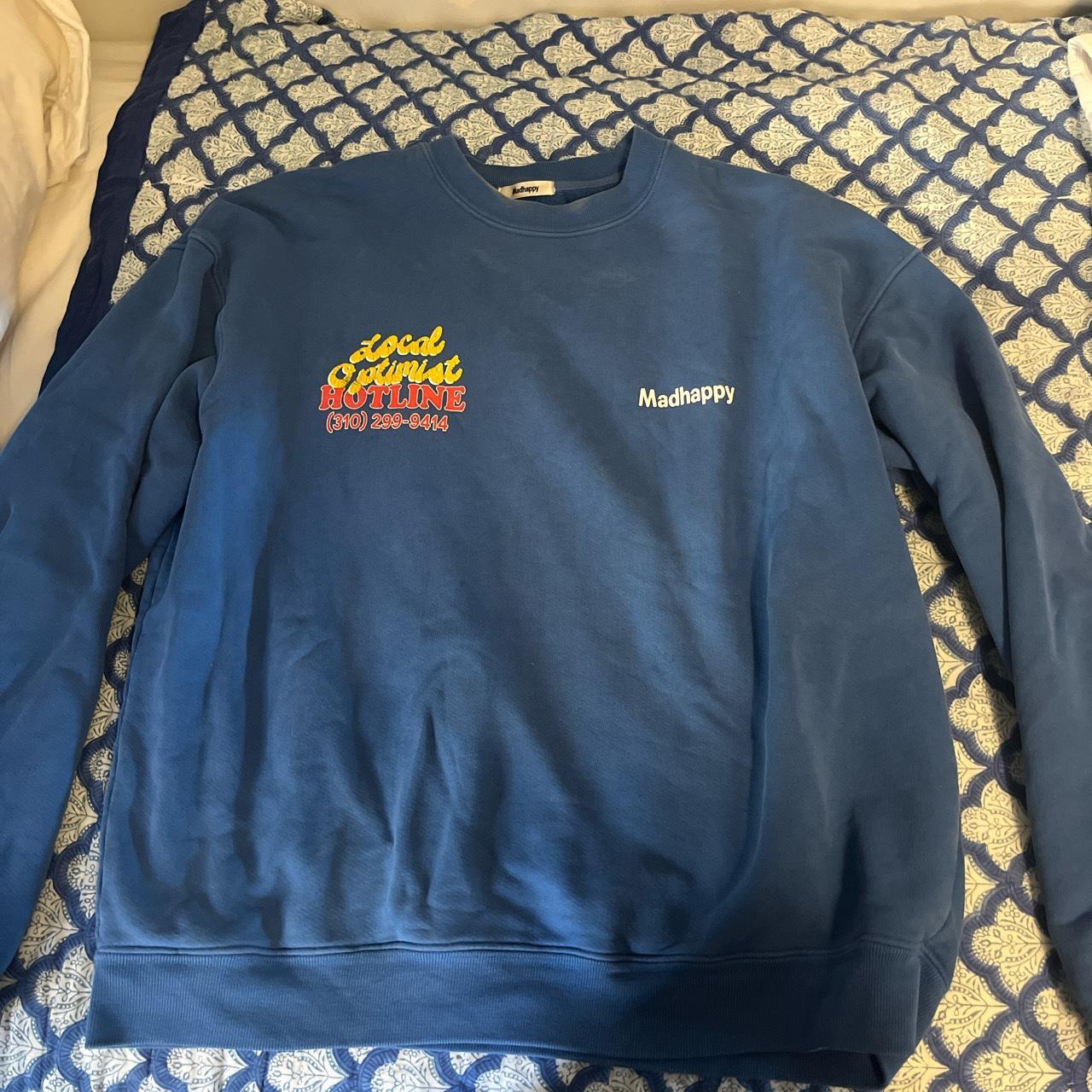 Madhappy discount blue sweatshirt