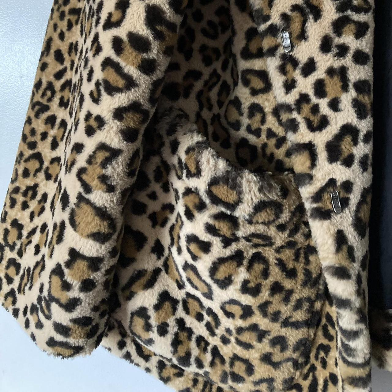 Monki Leopard print coat So soft and warm Perfect... - Depop