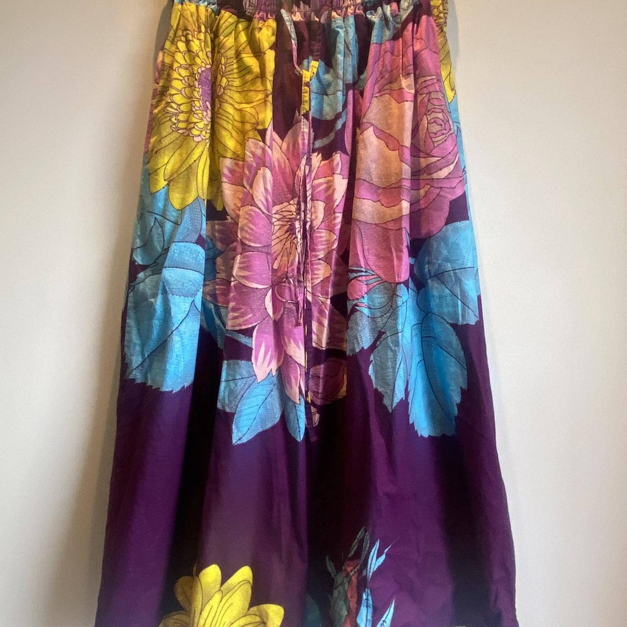 Women's Pink and Purple Skirt | Depop