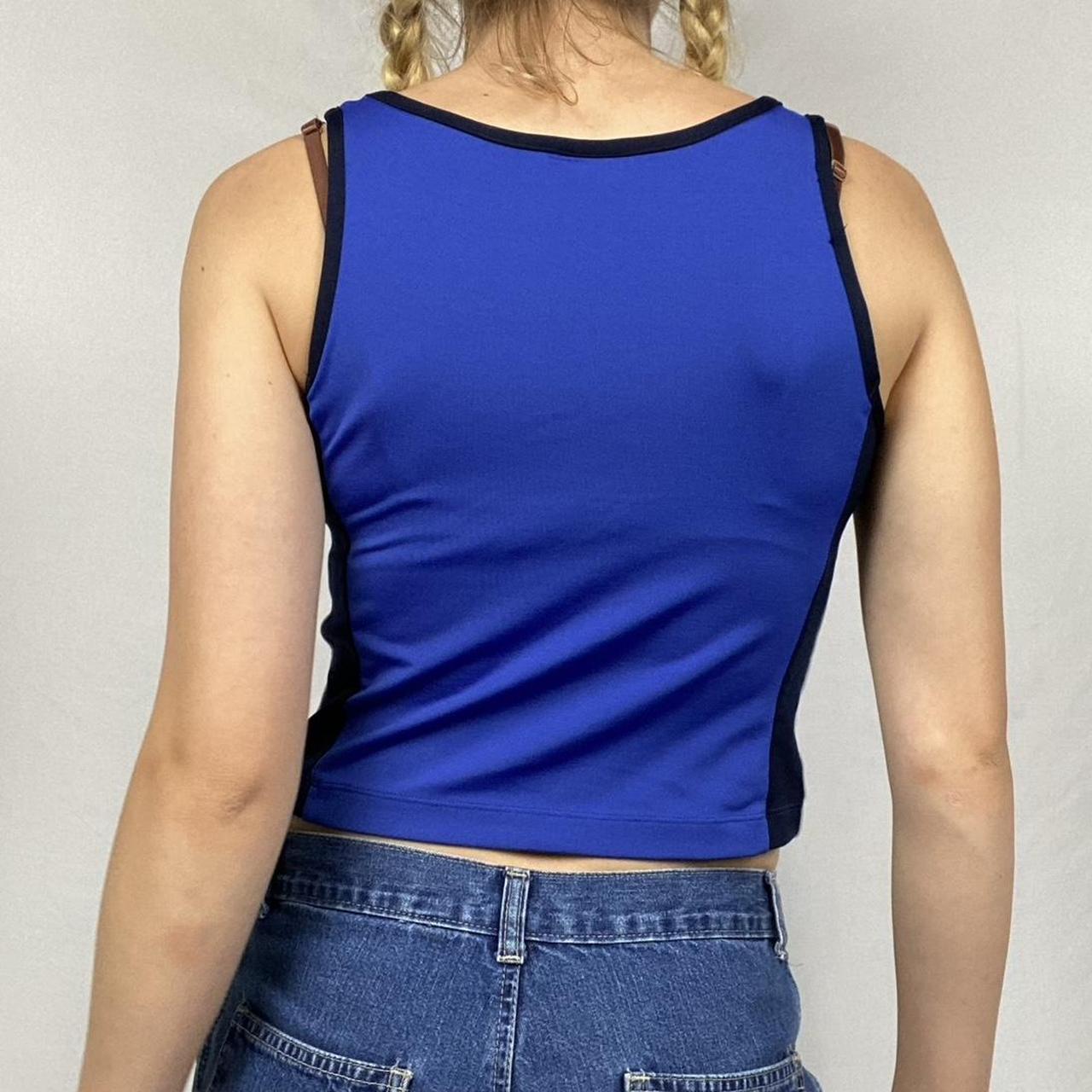 🌸Blue sporty tank🌸 The cutest sporty tank. No size... Depop