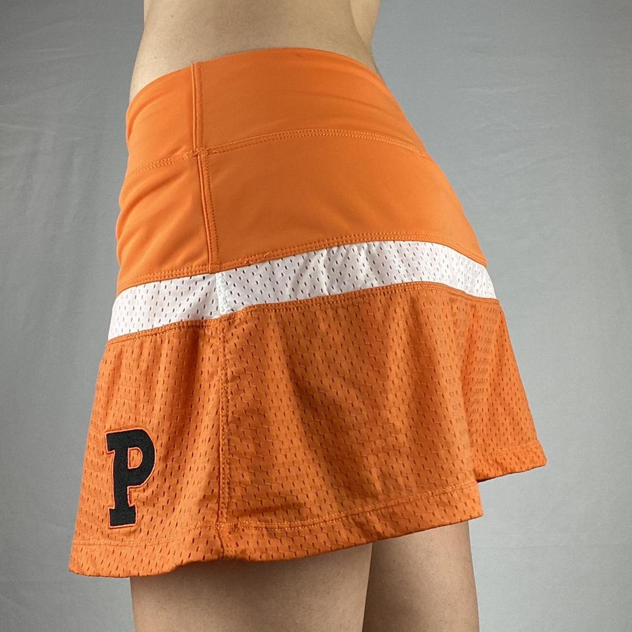 🌸Sporty mini skirt🌸 The cutest y2k orange sporty... Depop