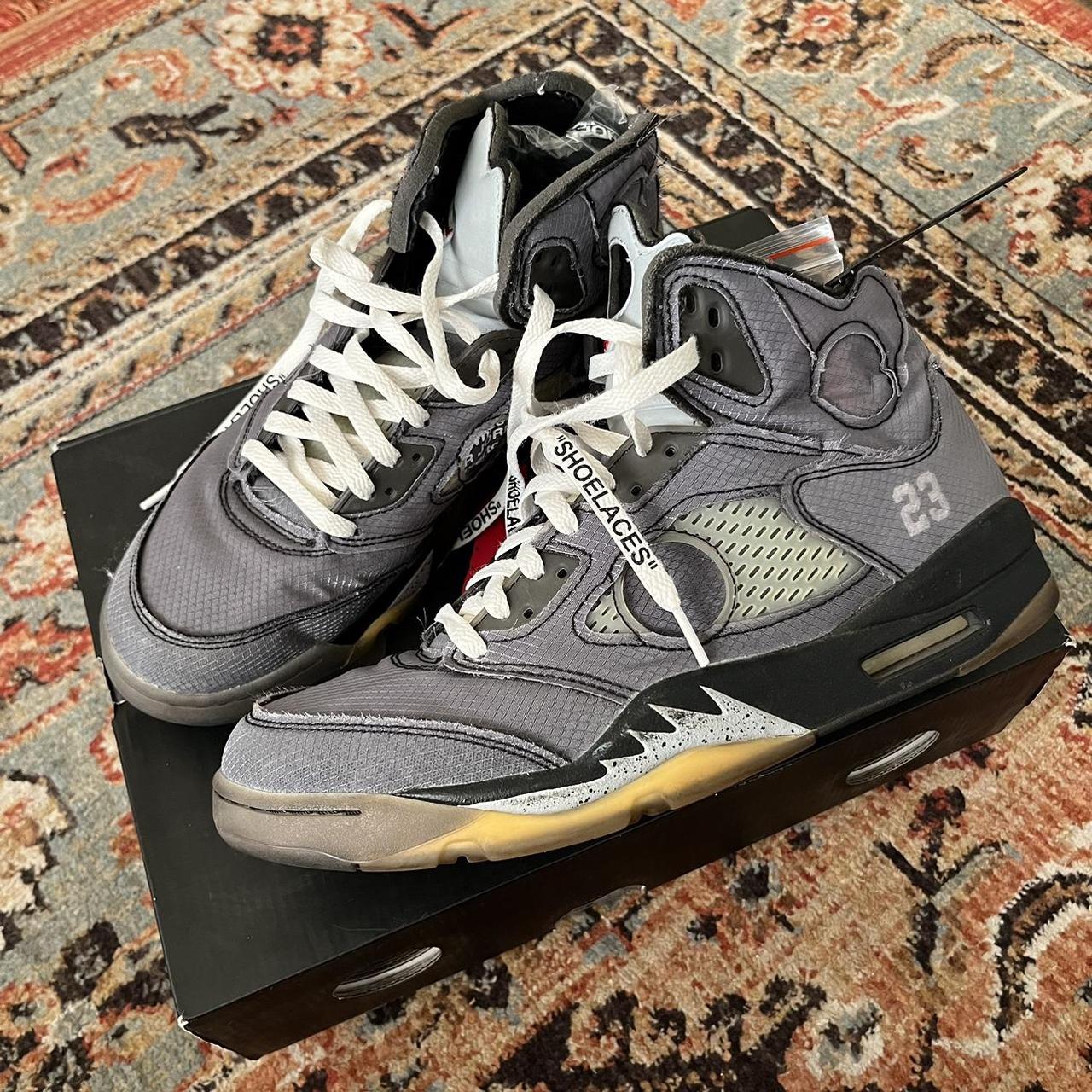 jordan 5 off white