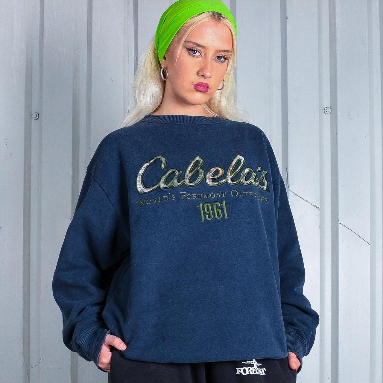 Cabelas crew shop neck sweatshirt