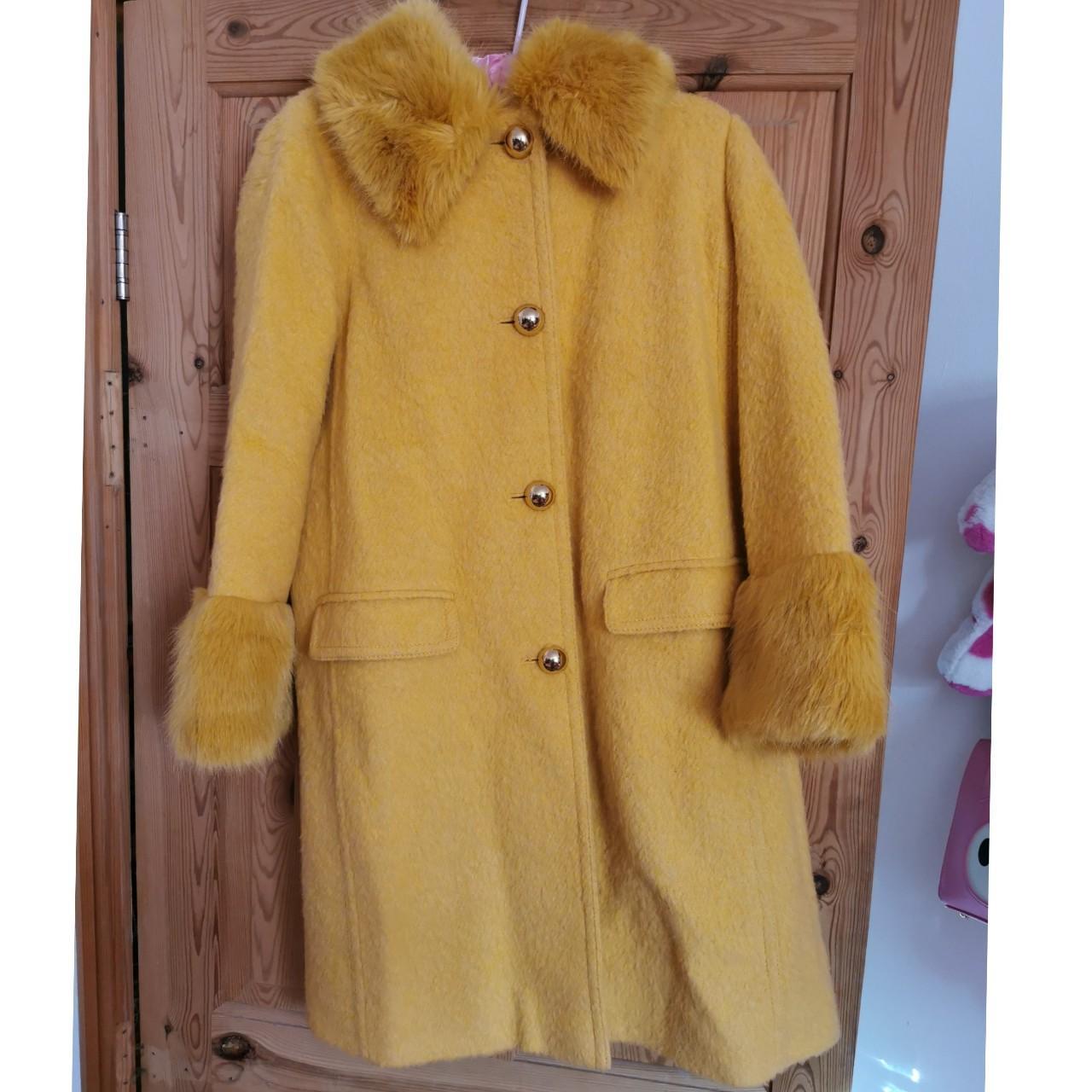 Kate spade sales yellow coat