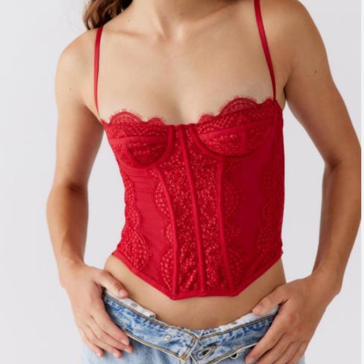 Lace Trim Corset Urban Outfitters Lucy Lace Corset Urban
