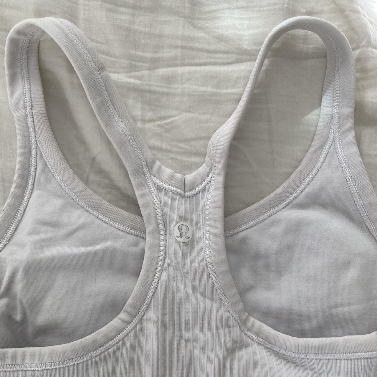 White Ebb to Street Lulu tank Slight discoloration... - Depop