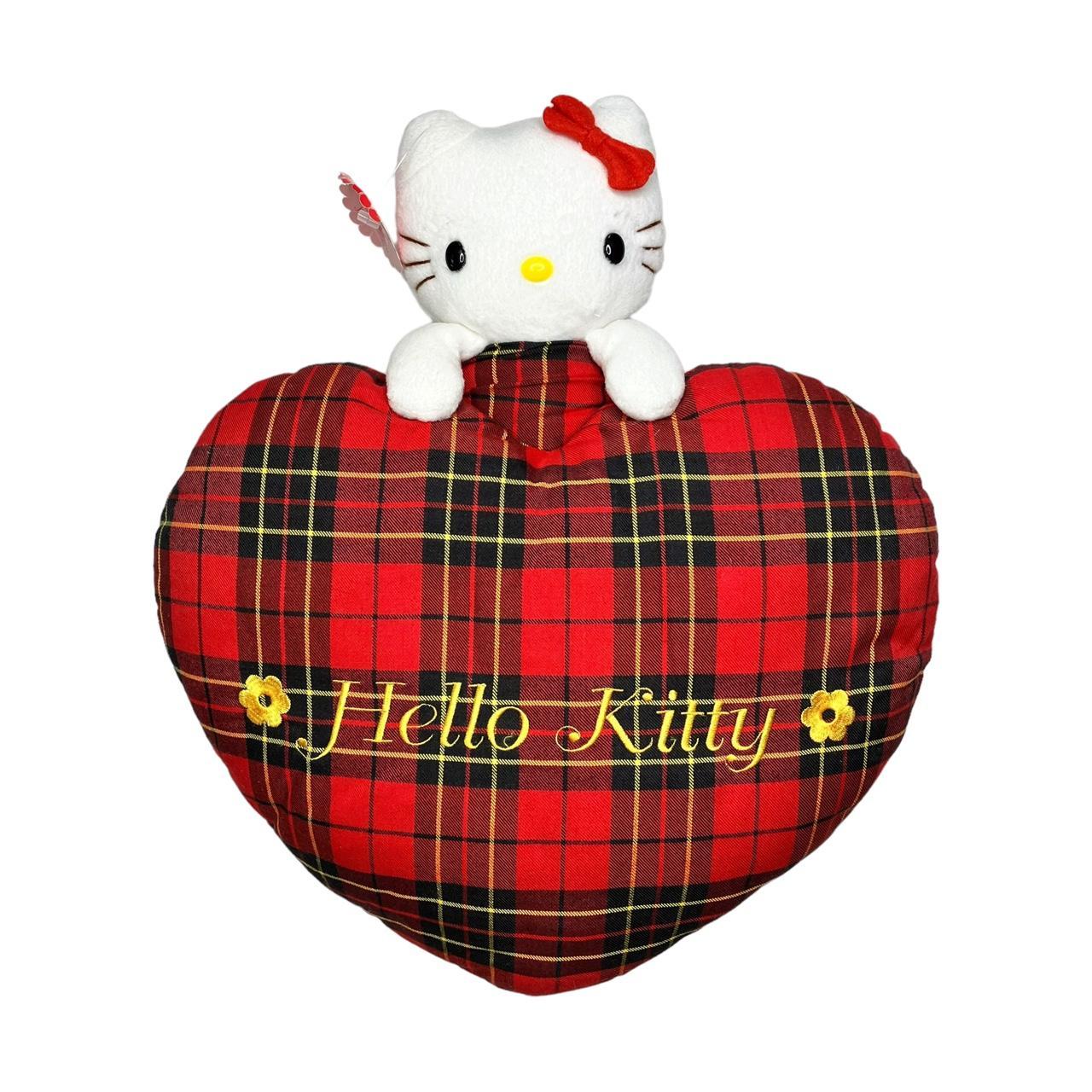 Red Hello Kitty fabric, Diamond Plaid, Scottish plaid, Sanrio and