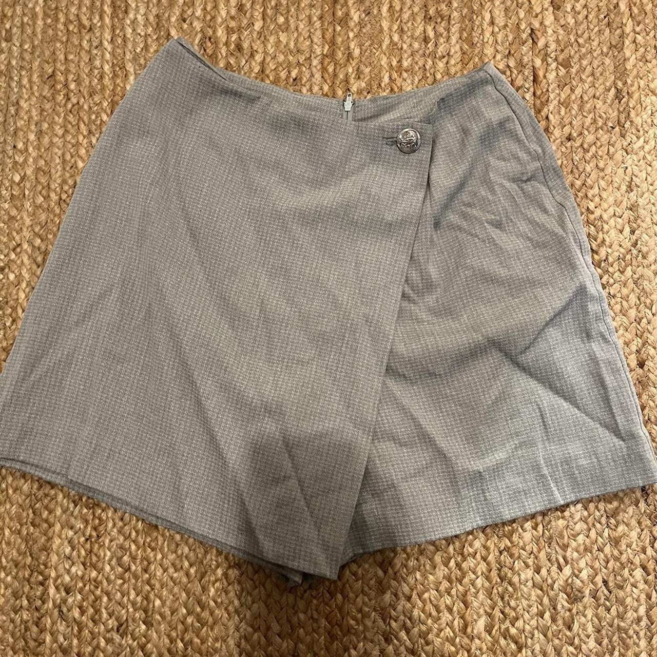 Women's Green and White Shorts | Depop