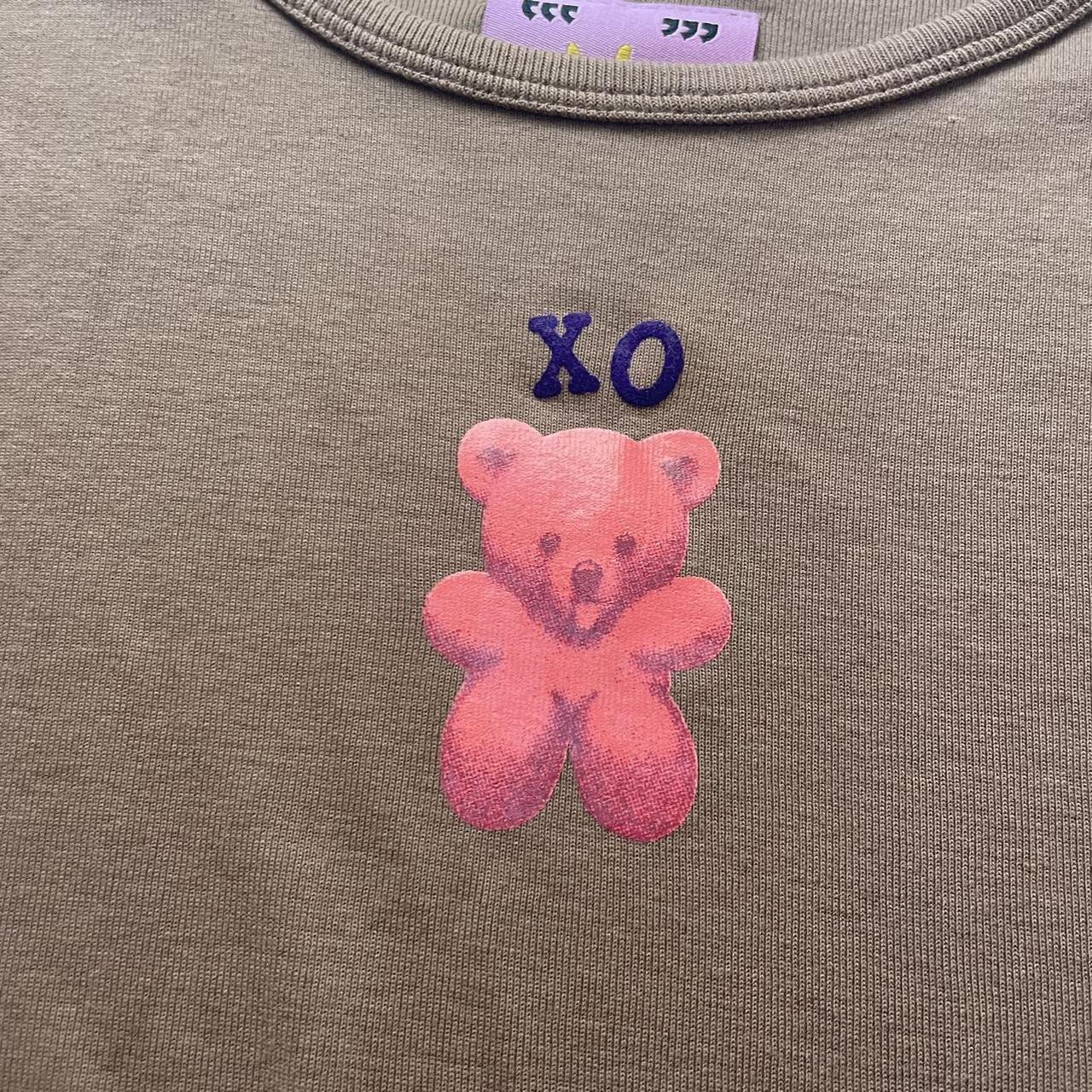 Unif XO bear tee Size: small The XO bear tee is a... - Depop