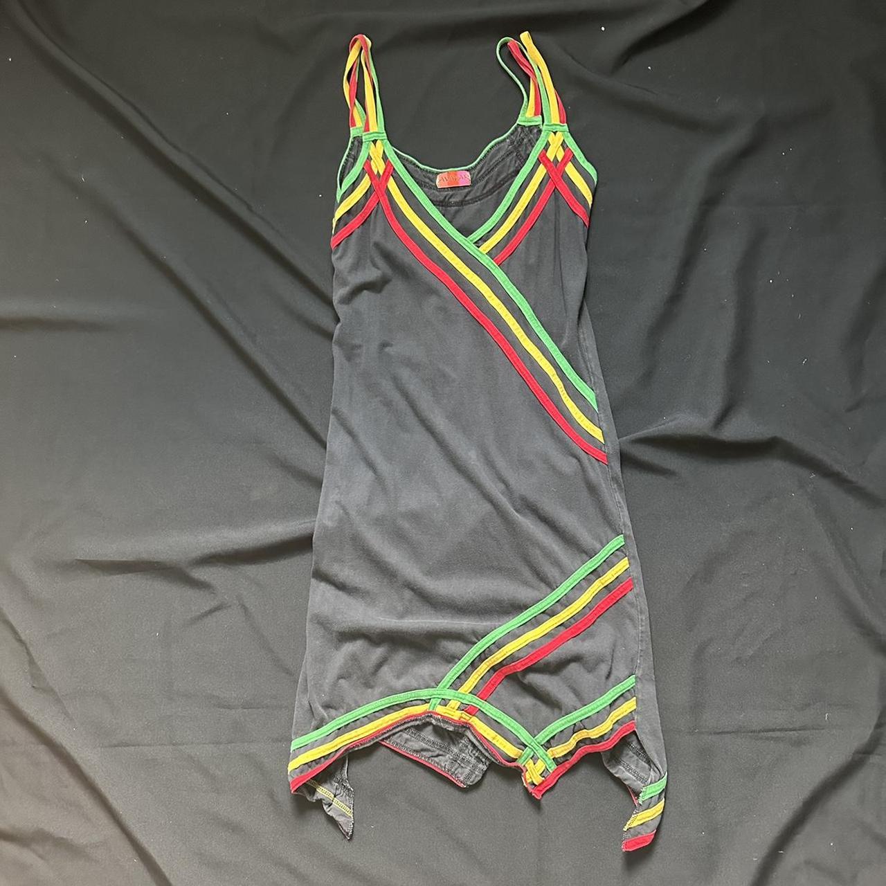 #rasta #dress Super Cute #red #yellow #green And - Depop