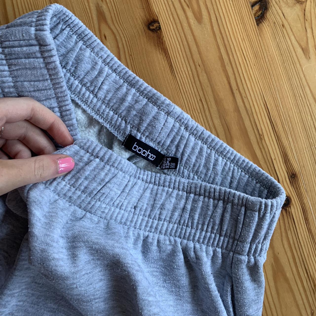 Grey Boohoo tracksuit bottoms Such a nice fit Size... Depop